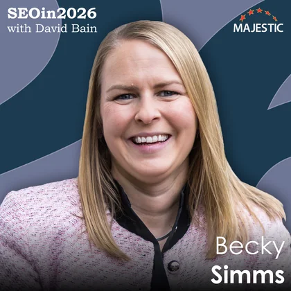 Becky Simms 2026 podcast cover with logo