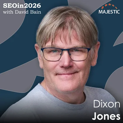 Dixon Jones 2026 podcast cover with logo