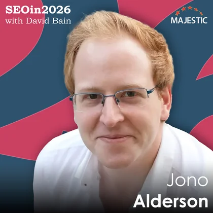 Jono Alderson 2026 podcast cover with logo