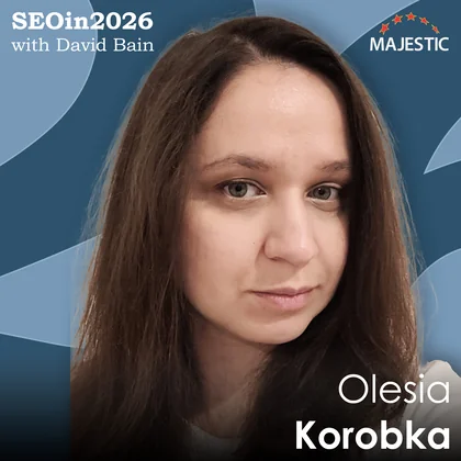 Olesia Korobka 2026 podcast cover with logo