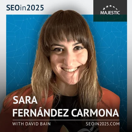 Sara Fern&aacute;ndez Carmona 2025 podcast cover with logo